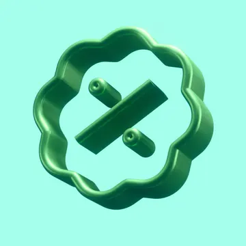 Badge Percent, studio preview